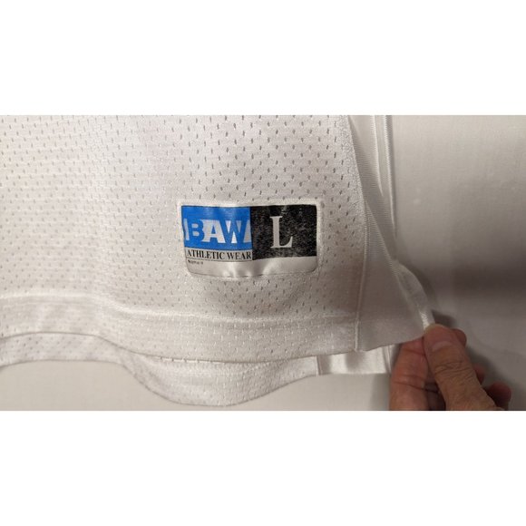 BAW Athletic Wear short sleeve TEXANS sequins Womens‎ Fan WATT 99 Jersey Top L - Picture 9 of 11